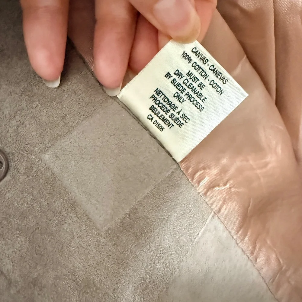 Vintage 1970s Suede Leather Jacket – Montreal Leather Garment, Made in Canada, L